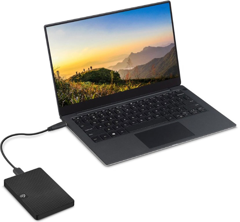 Seagate 1TB Expansion Black Portable Hard Drive - Image 6